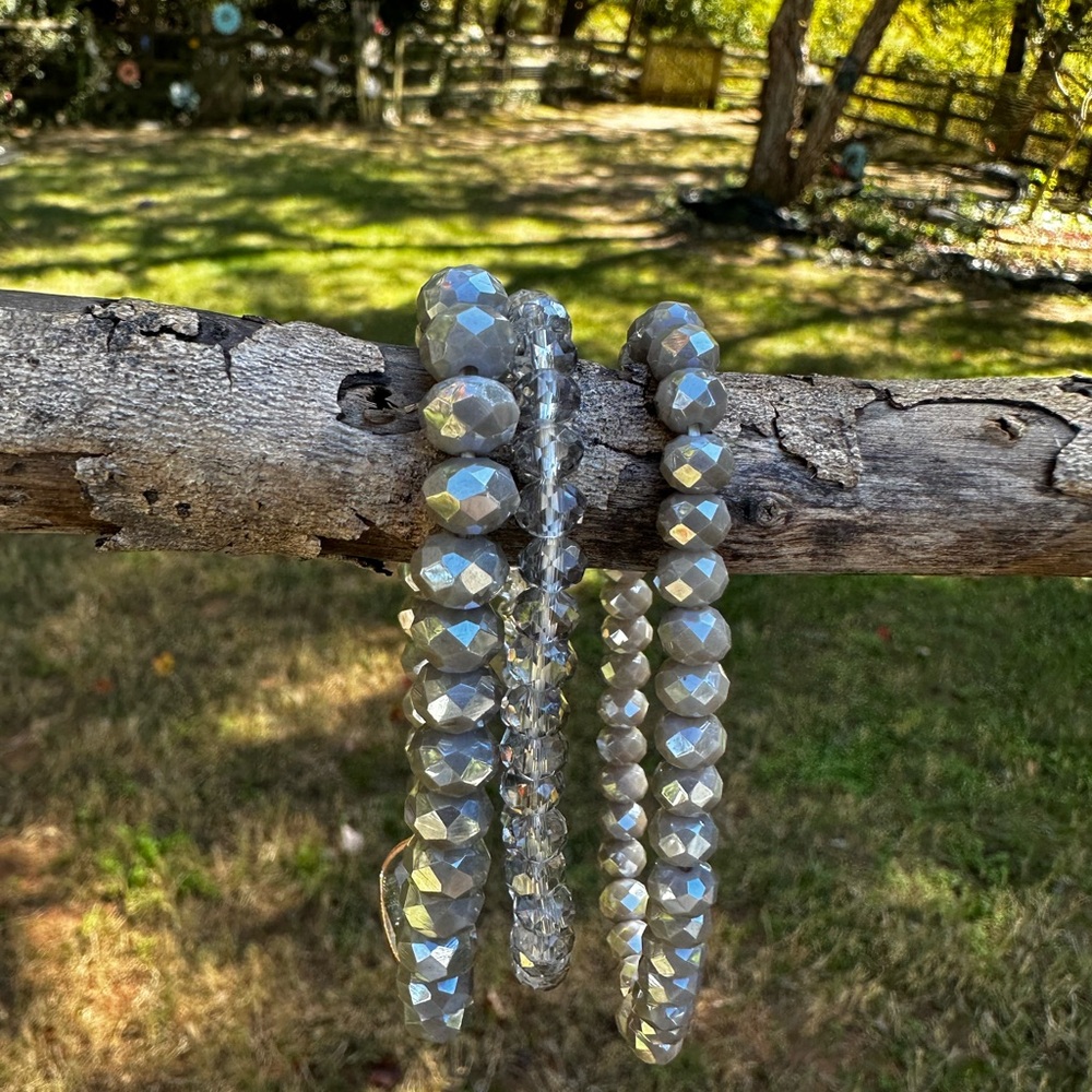 GRAY Glass bead set
